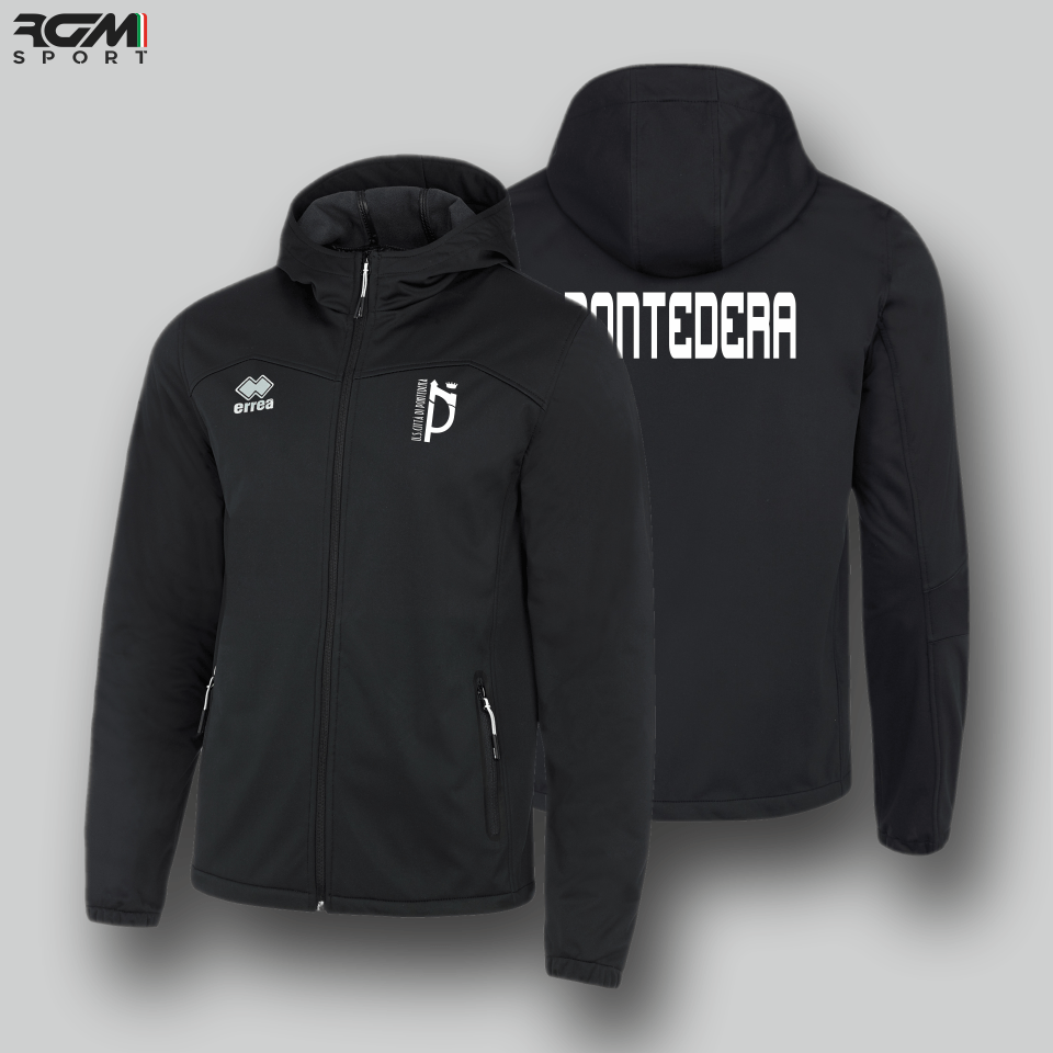 Giacca Softshell Erreà GEB PONTEDERA SUPPORTERS Nero