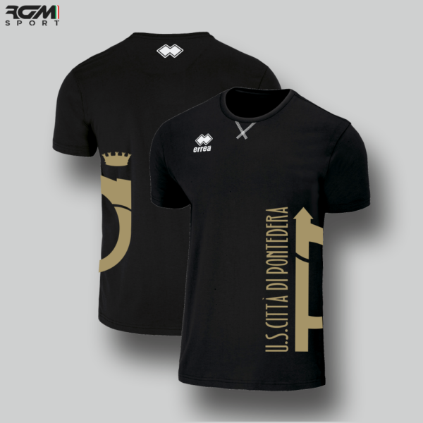 T-Shirt Errea' PROFESSIONAL 3.0 SUPPORTERS PONTEDERA GOLD
