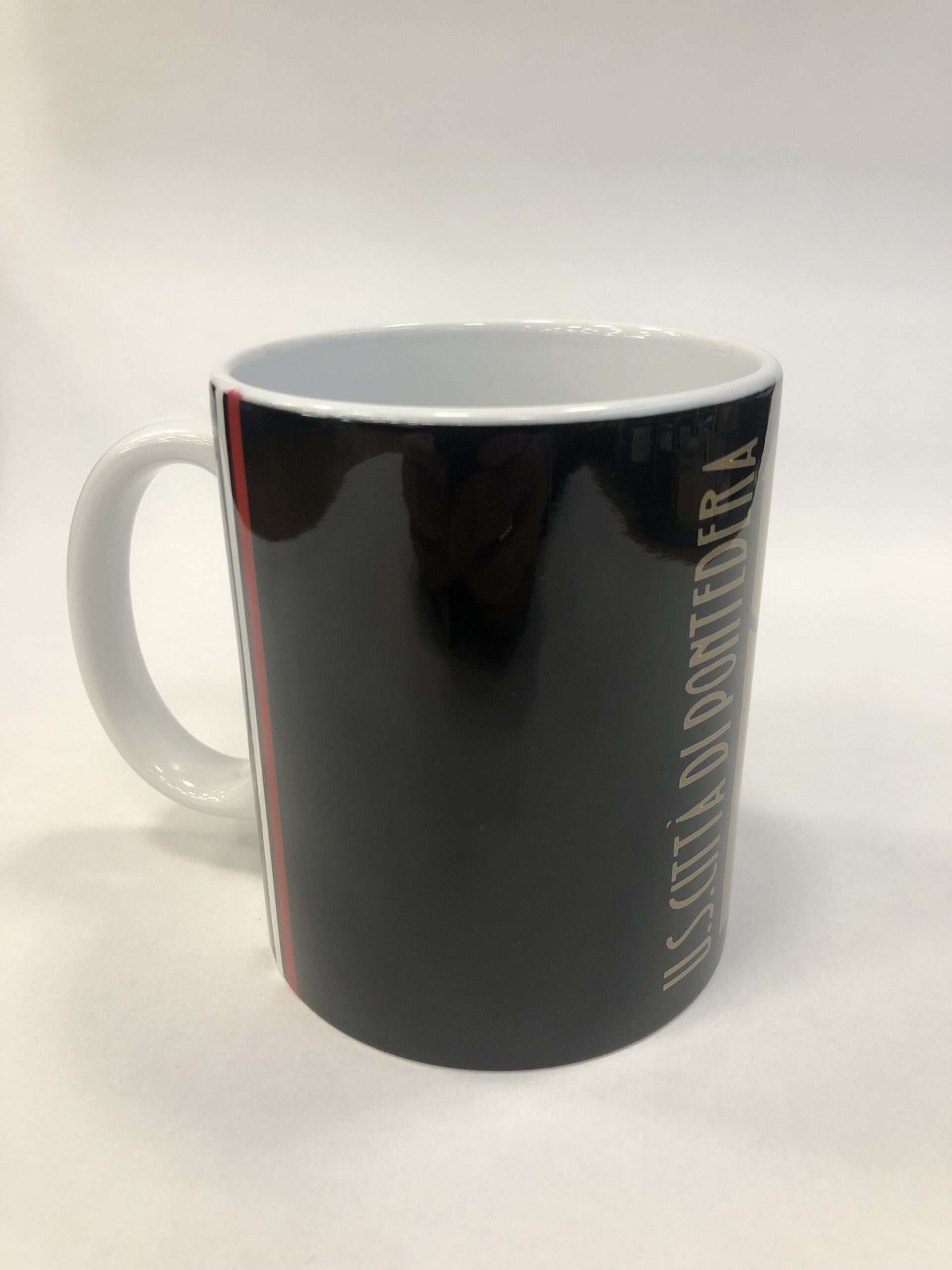 TAZZA CERAMICA NERA US CITTA' DI PONTEDERA - immagine 5