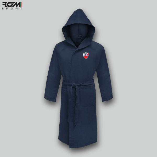 Accappatoio Blu in spugna personalizzato - G.S. Butese