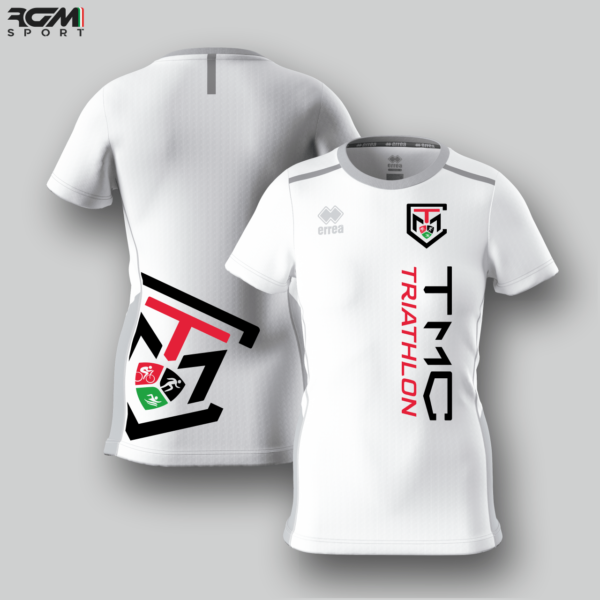T-shirt Tecnica DONNA Erreà KONNOR WOMAN Bianco - TMC Triathlon
