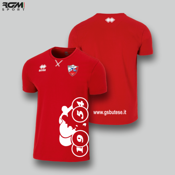 T-shirt Errea PROFESSIONAL rossa personalizzata - G.S. Butese