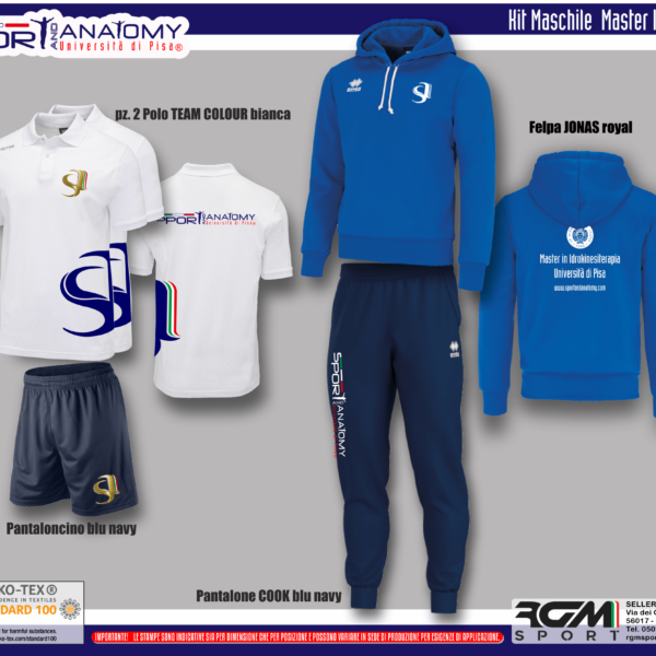 Kit Completo Errea Master in Idrokinesiterapia - Sport and Anatomy