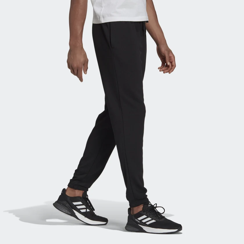 ADIDAS SPORTSWEAR PANTALONI ESSENTIALS FRENCH TERRY TAPERED ELASTIC CUFF LOGO - immagine 3