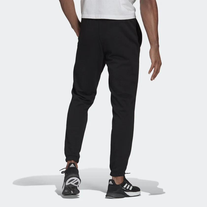 ADIDAS SPORTSWEAR PANTALONI ESSENTIALS FRENCH TERRY TAPERED ELASTIC CUFF LOGO - immagine 2