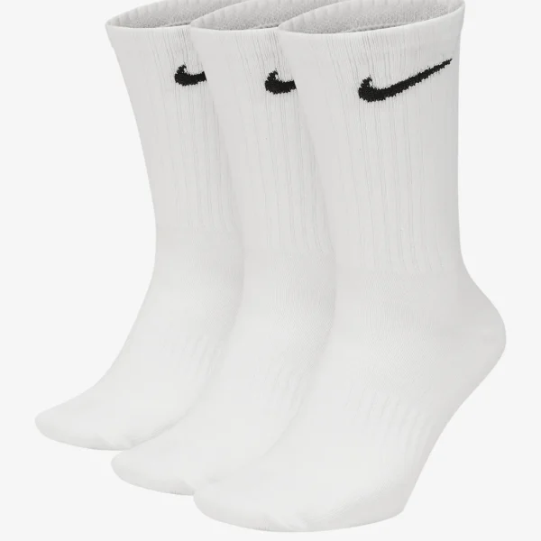NIKE EVERYDAY COTTON LIGHTWEIGHT CREW 3X BIANCO