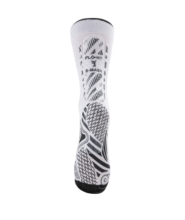 FLOKY CALZE S-MASH PER PADEL E TENNIS BIANCO - immagine 3