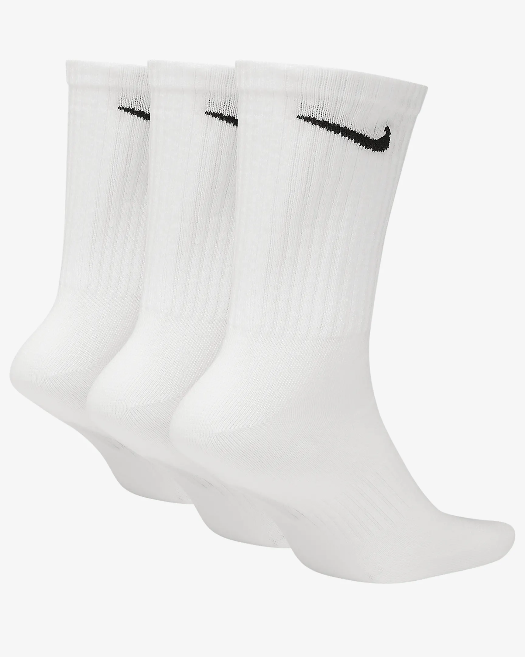 NIKE EVERYDAY COTTON LIGHTWEIGHT CREW 3X BIANCO - immagine 2