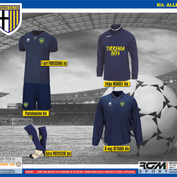 Kit Allenamento A.S.D. Tirrenia 1973