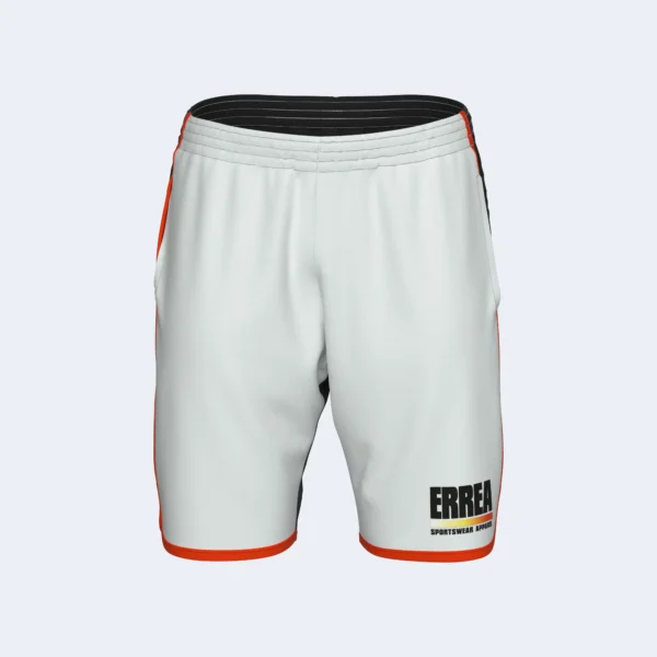 ERREA REPUBLIC GRAPHIC SS23 SHORT GEX 1 MAN 50 AD BIANCO ARANCIO NERO 400
