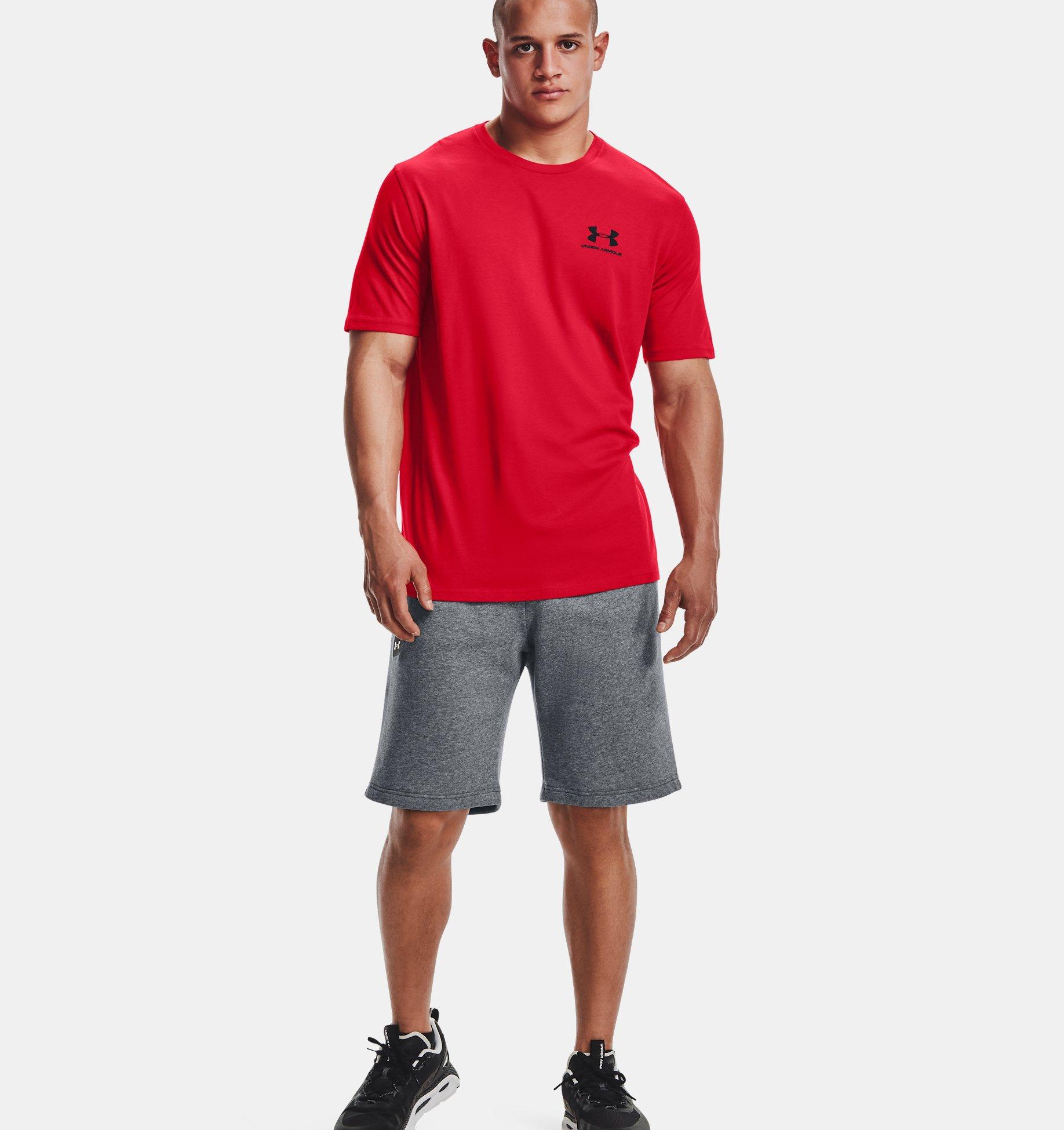UNDER ARMOUR T-SHIRT UOMO UA SPORTSTYLE LC SS ROSSO - immagine 3