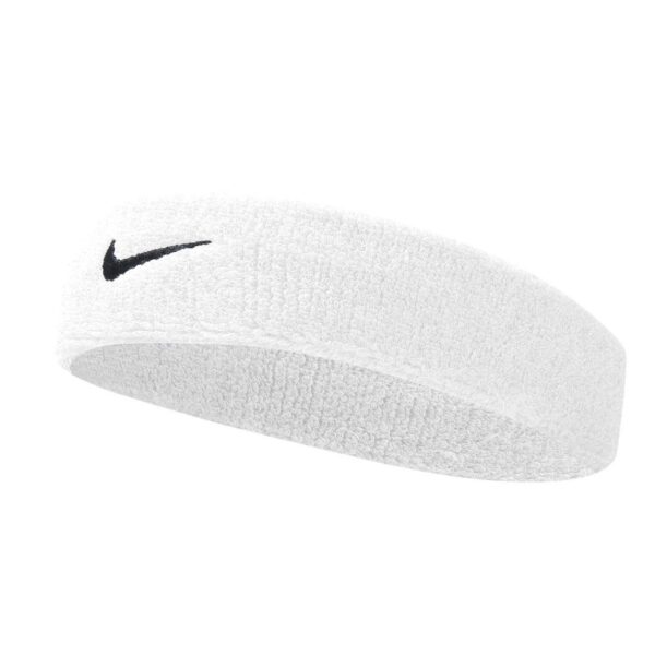 NIKE FASCIA CAPELLI SPUGNA HEADBAND BIANCO