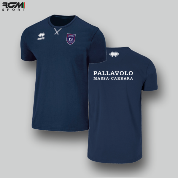 T-Shirt Allenamento Erreà PROFESSIONAL Blu - Pallavolo Massa Carrara A.S.S.