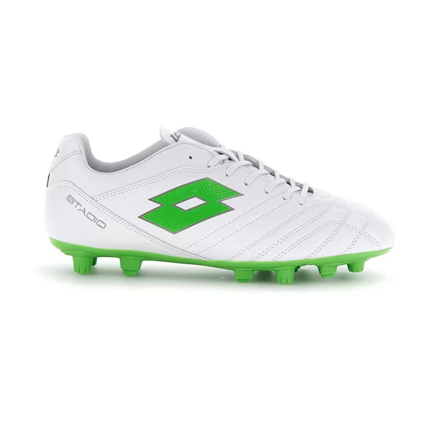 LOTTO STADIO 705 FG JR WHITE SPRING GREEN