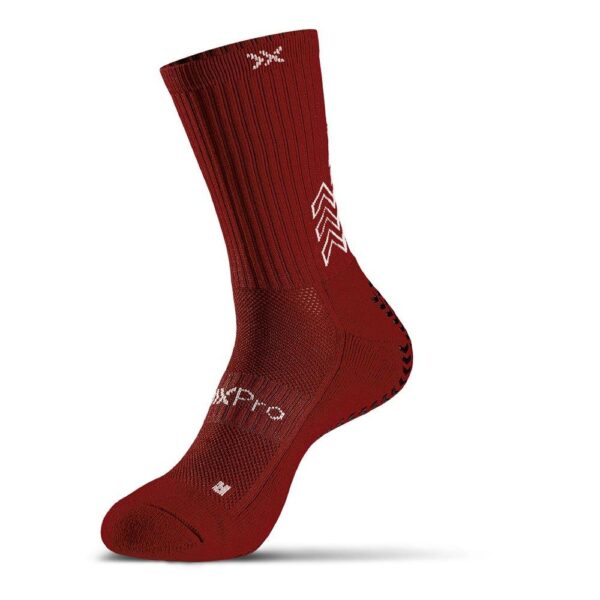 SOXPRO CALZE GRIP E ANTI SLIP GRANATA