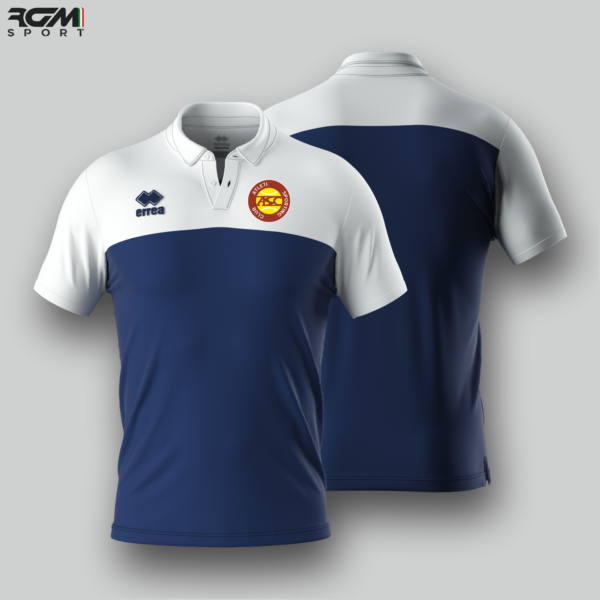 Polo Uomo Erreà BOB Blu-Bianco - Atleti Sporting Club