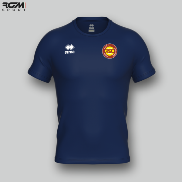 T-Shirt Cotone Unisex Erreà EVO Blu - Atleti Sporting Club