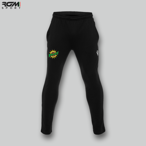 Pantalone Cotone Macron 1a Squadra DAHLIA Nero - Fides Montevarchi 1949