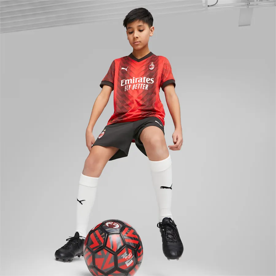 PUMA PANTALONCINO RAGAZZO MILAN ACM SHORTS REPLICA JR - PRODOTTO UFFICIALE - immagine 4