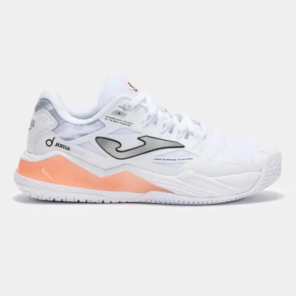 JOMA SCARPE PADEL SPIN LADY WHITE