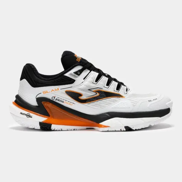 JOMA SCARPE PADEL SLAM MEN 2542 WHITE BLACK