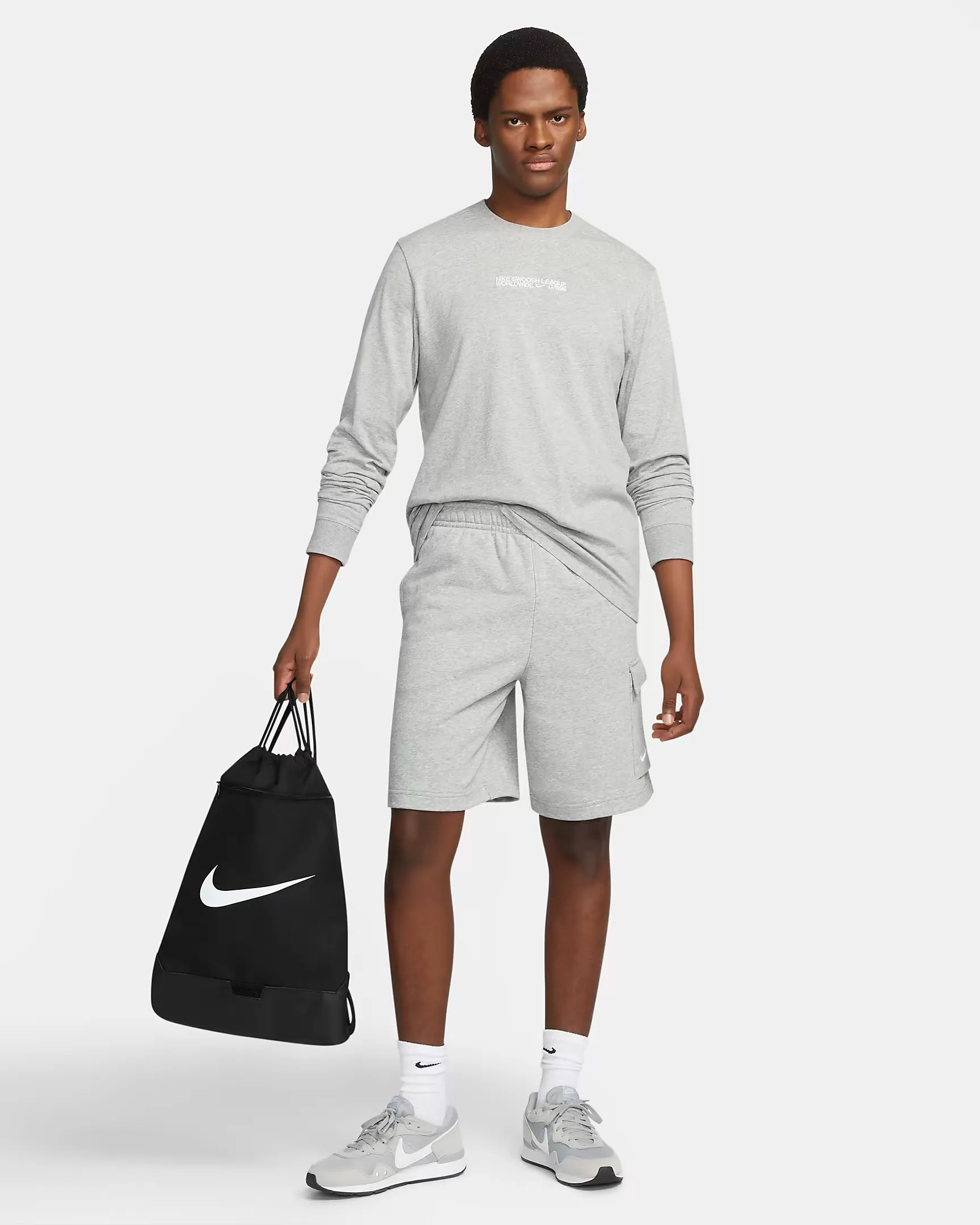 NIKE SACCA ZAINO BRASILIA 9.5 GYM SACK (18 LITRI) - immagine 6
