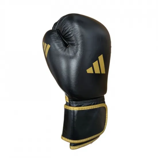 ADIDAS GUANTONI BOXE ANTI-SHOCK NERO-ORO 14OZ