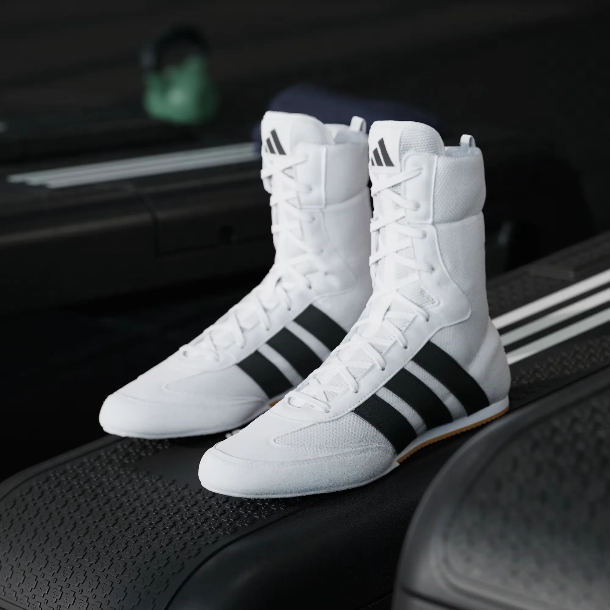 ADIDAS SCARPE BOXE HOG CLASSIC WHITE - immagine 4