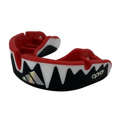 ADIDAS PARADENTI OPRO PLATINUM ROSSO-NERO-BIANCO